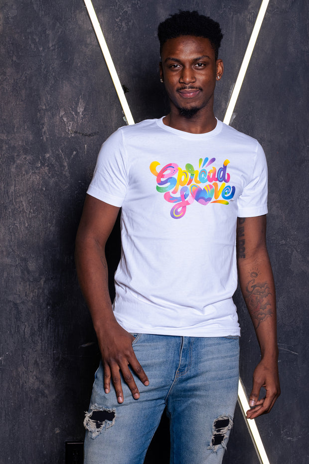 Spread Love X Jason Naylor Emotionlogo Tee in white
