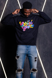 Spread Love X Jason Naylor Emotionlogo Hooded Sweatshirt in Black