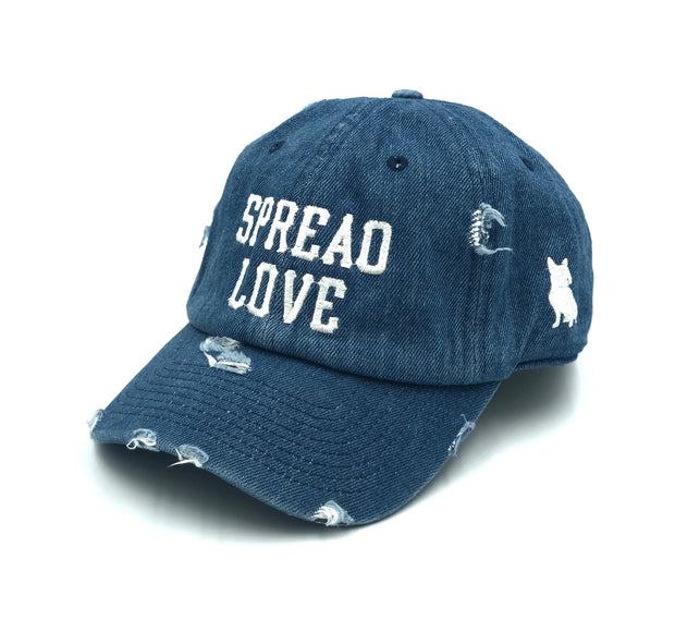 Spread Love Dark Denim Vintage Dad Cap