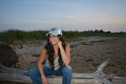 Silver & Black Spread Love Glam Pony Hat