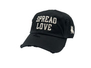 Spread Love Black & White Vintage Dad Cap