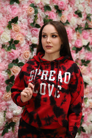 "Bursting with Love" Hooded Spread Love Sweatshirt