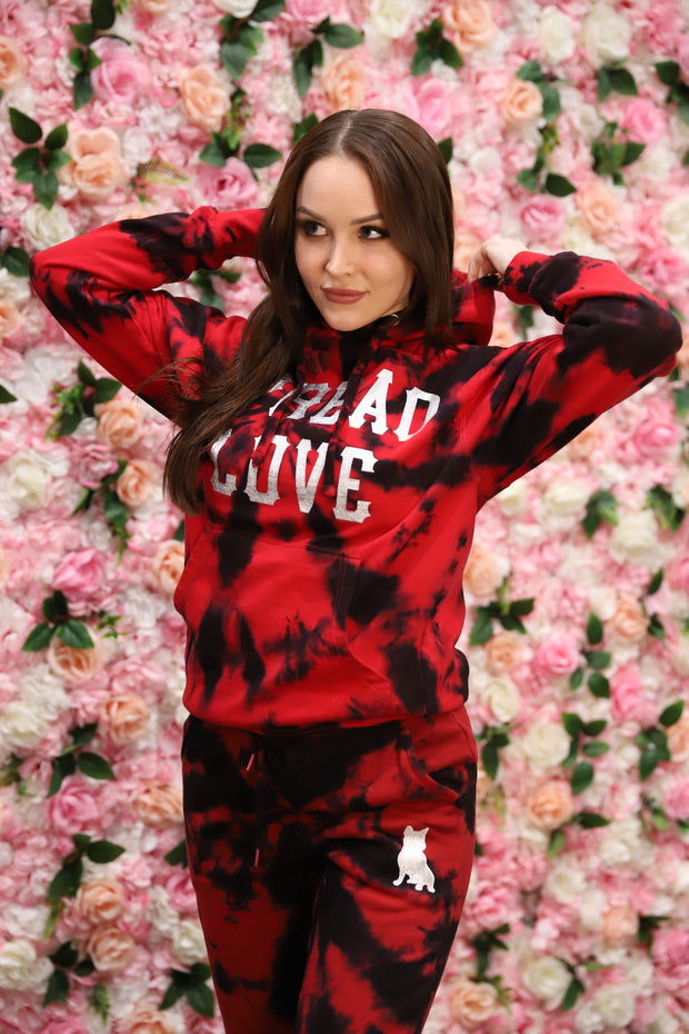 "Bursting with Love" Hooded Spread Love Sweatshirt