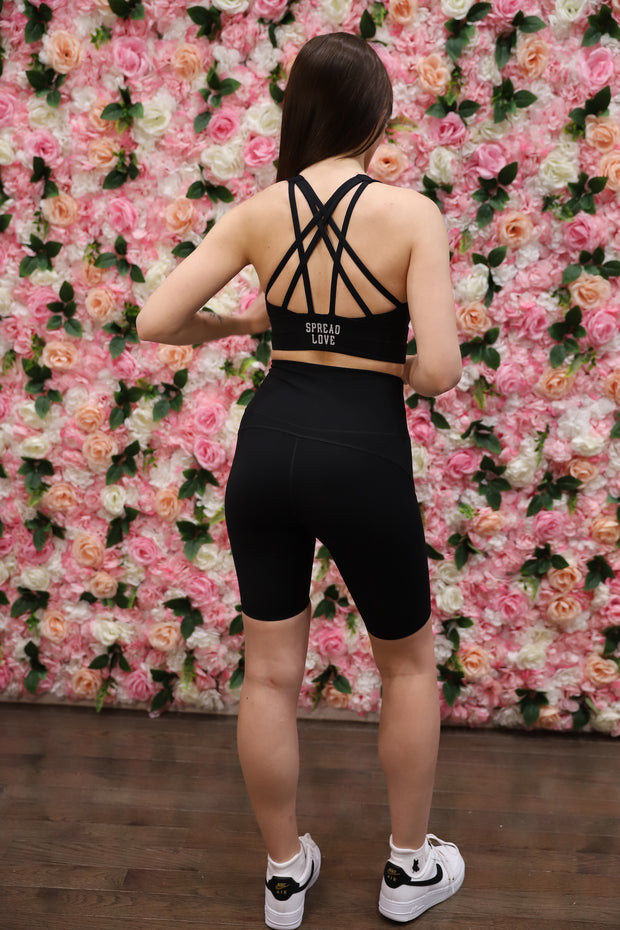 Spread Love Biker Shorts