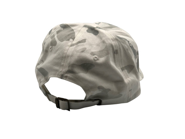Spread Love White Camo & Gray Vintage Dad Cap