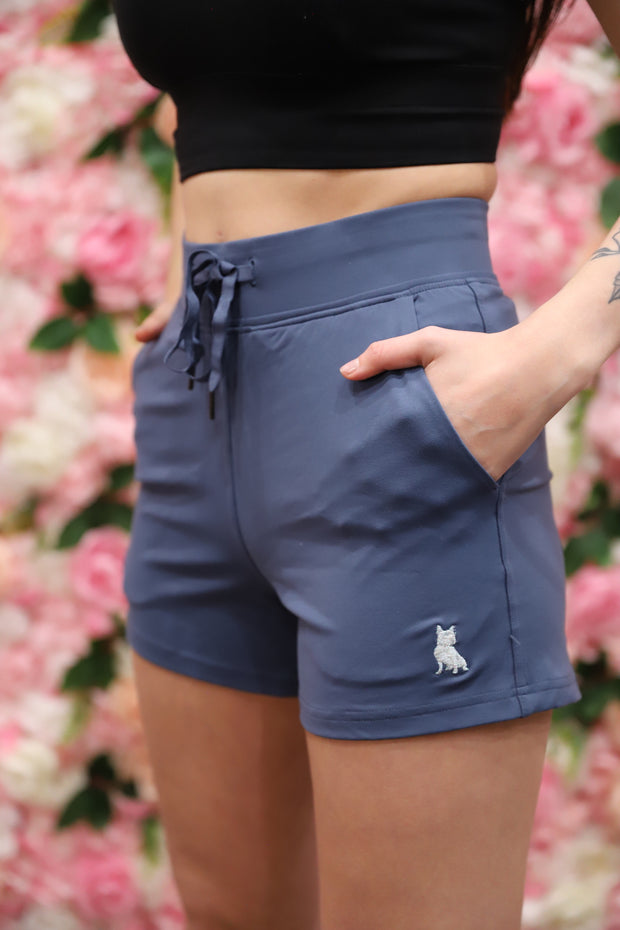 Blue Spread Love Glam Shorts