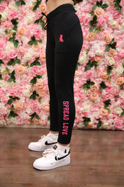 The Spread Love Jogger in October Pink