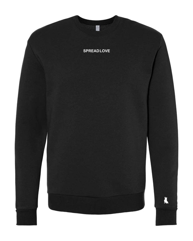 Black & White Spread Love Minimal Sweatshirt