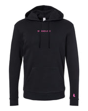 Breast Cancer Spread Love Minimal Hooded Sweatshirt
