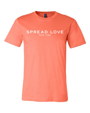 Coral Spread Love Statement Tee