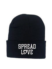 Black & White Spread Love Beanie
