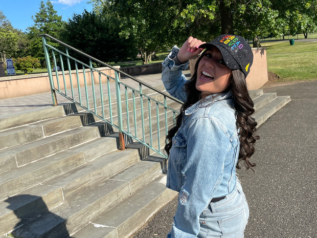 Black Pride Spread Love Glam Pony Hat