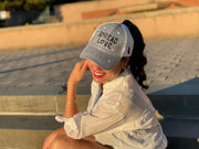 Silver & Black Spread Love Glam Pony Hat