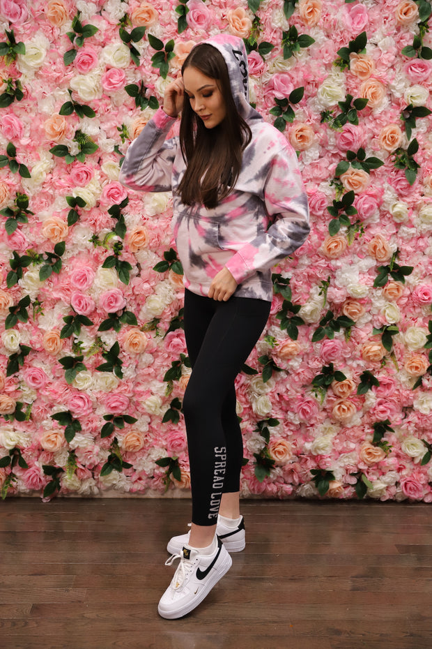 Exclusive Spread Love Handmade "Pink Stardust" Hoodie