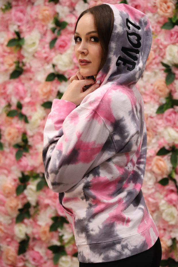 Exclusive Spread Love Handmade "Pink Stardust" Hoodie