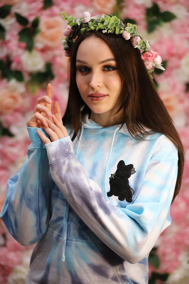 Exclusive Spread Love Handmade "Cosmic Blue" Hoodie