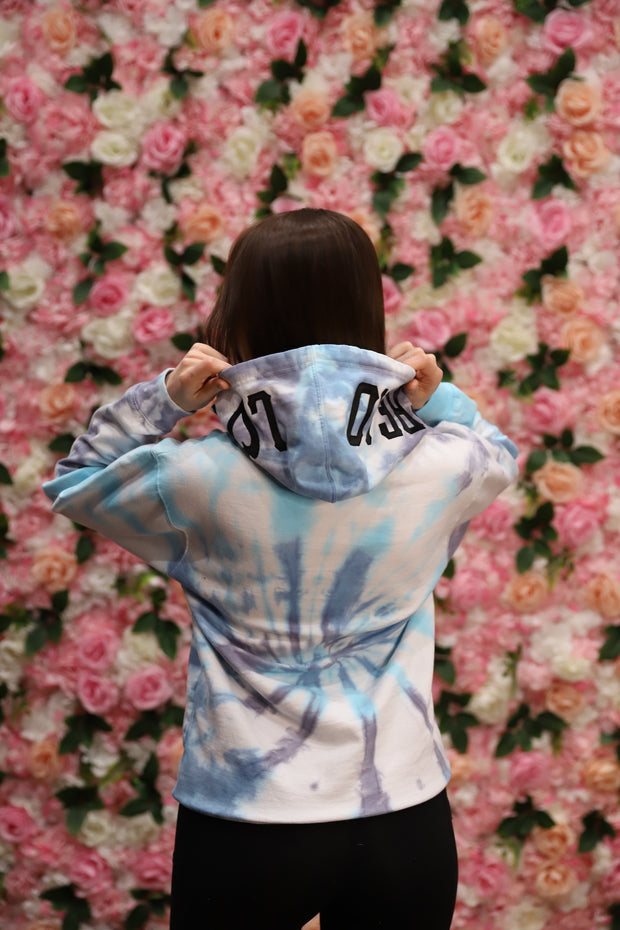 Exclusive Spread Love Handmade "Cosmic Blue" Hoodie