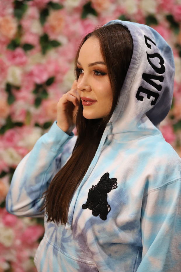 Exclusive Spread Love Handmade "Cosmic Blue" Hoodie