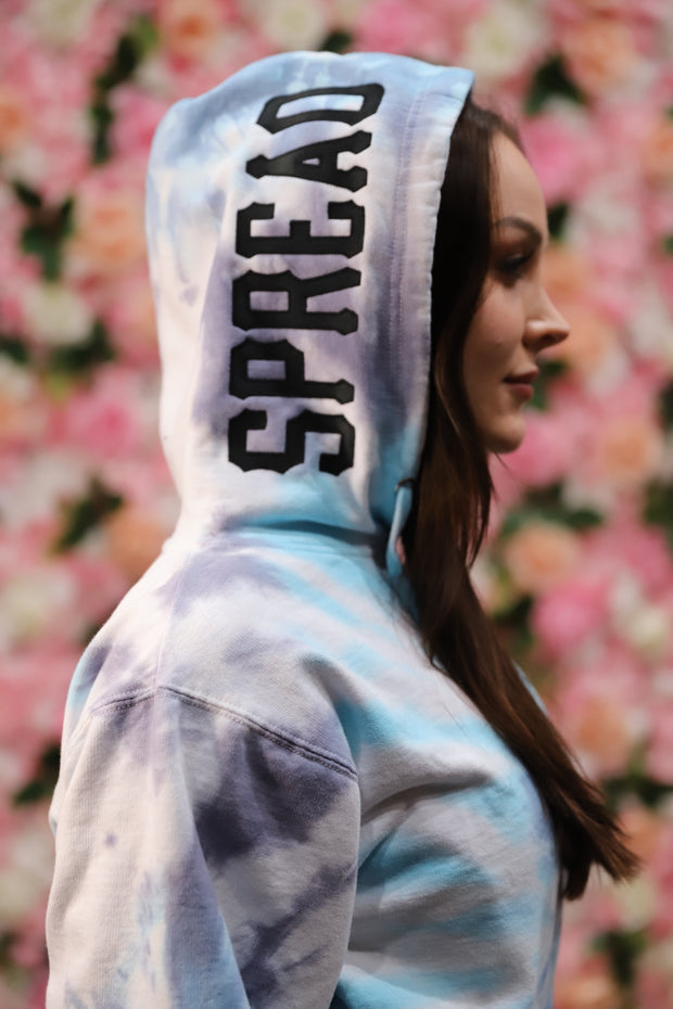 Exclusive Spread Love Handmade "Cosmic Blue" Hoodie
