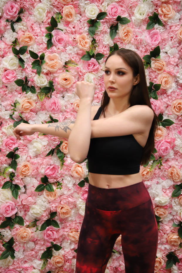 Spread Love Red Tie Dye Leggings