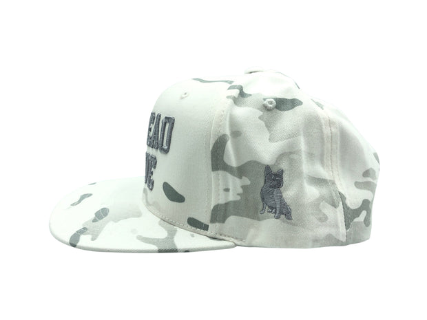 Spread Love White Camo & Gray Snapback