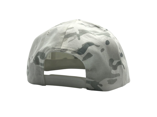 Spread Love White Camo & Gray Snapback