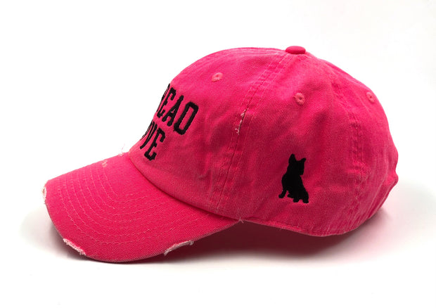 Spread Love Neon Pink Vintage Dad Cap