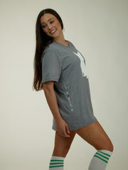 Oversized Polo Spread Love Tee Shirt