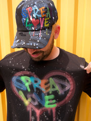 Spread Love Hand Made Art Festival Black Dad Cap 1 of 18