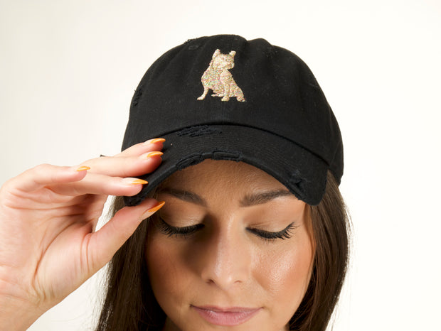 Black Unicorn Glam Polo Spread Love Vintage Dad Cap