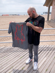 Gray Spread Love Art Festival Tee Shirt 1 of 15