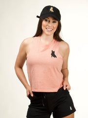 Sunset & Black Glam Spread Love Cropped Tank