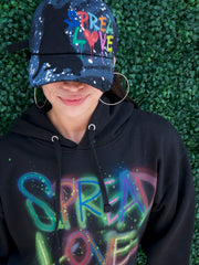 Spread Love Hand Made Art Festival Black Dad Cap 1 of 18