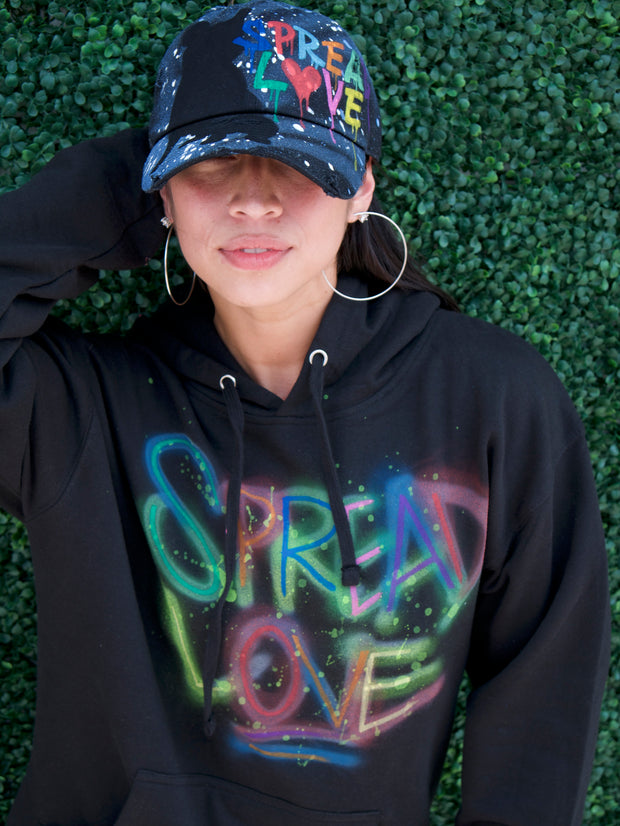 Spread Love Hand Made Art Festival Black Dad Cap 1 of 18