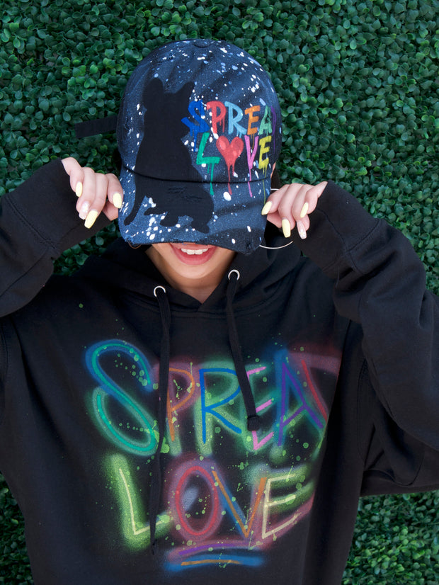 Spread Love Hand Made Art Festival Black Dad Cap 1 of 18