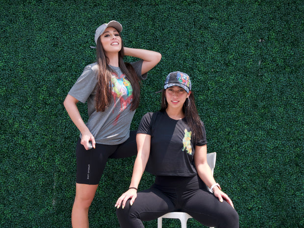 Gray Spread Love Art Festival Tee Shirt 1 of 15
