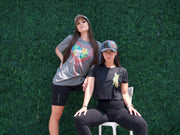 Spread Love Art Festival Black Cropped Tee Shirt 1 of 18