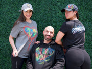 Spread Love Art Festival Black Cropped Tee Shirt 1 of 18