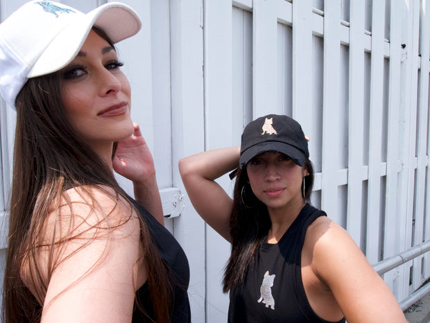 Black Unicorn Glam Polo Spread Love Vintage Dad Cap