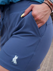 Blue Spread Love Glam Shorts
