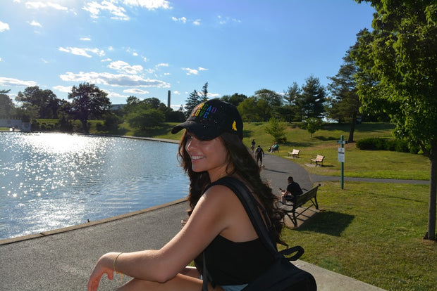Black Pride Spread Love Glam Pony Hat