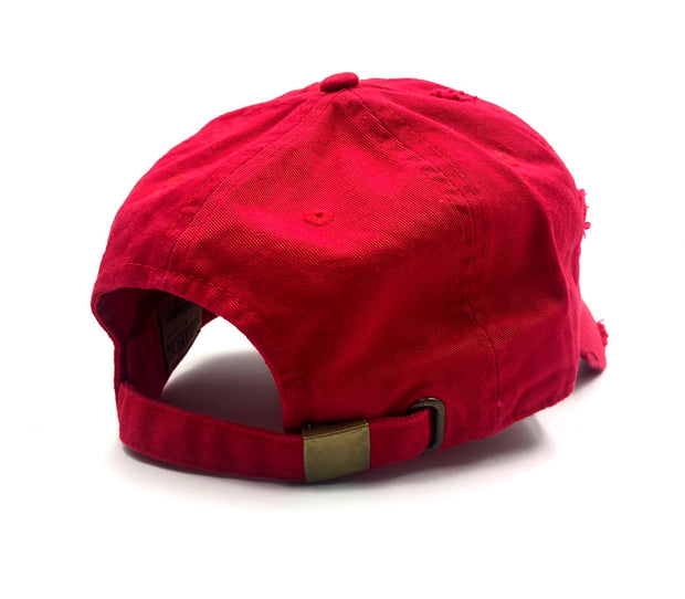 Spread Love Red & White Vintage Dad Cap