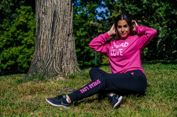 Official Spread Love X American Cancer Society Pink Long Sleeve Shirt