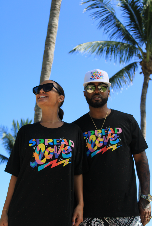 Love is THE VIBE Snapback- White by Jason Naylor