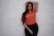 Coral Spread Love Statement Tee