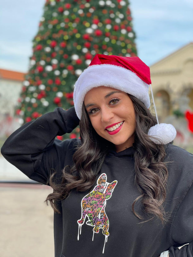 Limited Edition Spread Love Drip Hooded Sweatshirt in Black