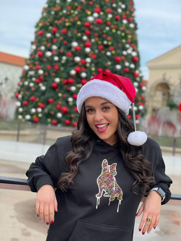 Limited Edition Spread Love Drip Hooded Sweatshirt in Black