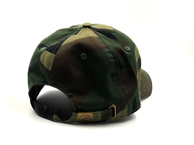 Spread Love Green Camo & Neon Pink Dad Cap