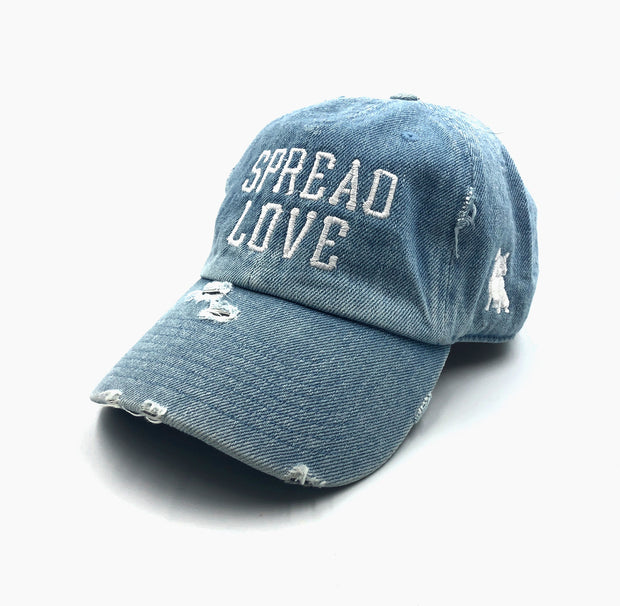 Spread Love Denim Vintage Dad Cap