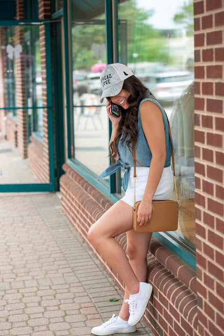 Silver & Black Spread Love Glam Pony Hat